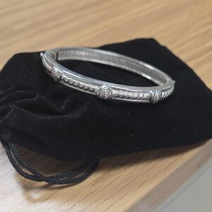 Judith Ripka Elegant Silver Bracelet